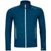 Ortovox FLEECE LIGHT JACKET M petrol blue blend S; Modrá mikina