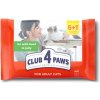 CLUB 4 PAWS Premium SET 5+1 s hovädzím mäsom v želé 6x80g (5437)