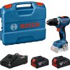 Aku vŕtačka Bosch GSR 18V-65 (2x4 Ah v L-CASE)