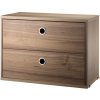 String Komoda String Chest With Drawers 58 x 30, walnut