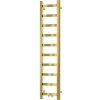 MEXEN - Bolt vykurovací rebrík/radiátor 1200 x 300 mm, 189 W, zlatá W126-1200-300-00-50