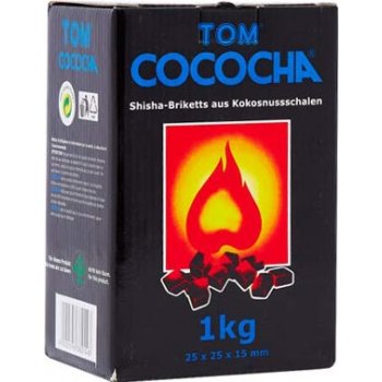 Tom Cococha Uhlíky k vodnej fajke 1 kg Blue Flat