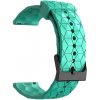 Madvell Silikónový remienok Hexagon zelená Mint 20mm
