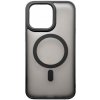 Sturdo plastové puzdro iPhone 12 Pro Max, čierne (Magsafe Frosted)