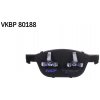 Sada brzdových platničiek, vždy 4 kusy v sade SKF VKBP 80188 (VKBP80188)