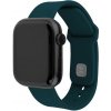 Fixed Silicone Sporty Strap set silikónových remienkov pre Apple Watch 42/44/45/46mm, tmavo-zelený FIXSST2-434-DRGRE