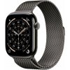 Apple Watch Series 11 Cellular 42 mm Bridlicový sivý titán s bridlicovo sivým milánskym ťahom MF8U4WF/A