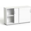 Skriňa, s posuvnými dverami, s policami, MAYAH Freedom SV 12, biela