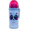 Canpol Babies láhev sportovní s nevylévací slámkou Hello Little 350 ml béžová
