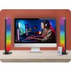 Solight LED RGB osvetlenie Gaming s diaľkovým ovládačom RGB+3000K, zvukový senzor, USB napájanie [WL916]
