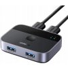 Prepínač / switch USB 3.0 (2x2) Ugreen CM757, 5 Gbps + 2x USB kábel 1,5m