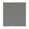 Plisovaná roleta antracitová 120x150 cm Šírka látky