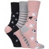 Gentle Grip - Dámske Ponožky, 3 Páry, Fun Pets - 37 - 42