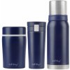 Vialli Design FUORI modrá zostava termohrnček 400 ml + termoska 1 l + termoska na jedlo 500 ml