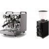 Rocket Espresso Mozzafiato FAST V + Stone Espresso Pebble, black