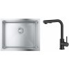 Súprava nerezový drez Grohe K700 31574SD1, kuchynská batéria Oltens Myvat 35205300