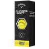 Callaway golfové loptičky Chrome Soft TRIPLE TRACK X 22 4-plášťové 3ks žltá