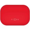 Puzdro na slúchadlá FIXED Silky pre Apple AirPods Pro 2/Pro 2 (USB-C) červené (FIXSIL-999-RD)