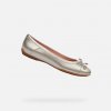 Gold women's ballet flats Geox Charlene Women's krémová