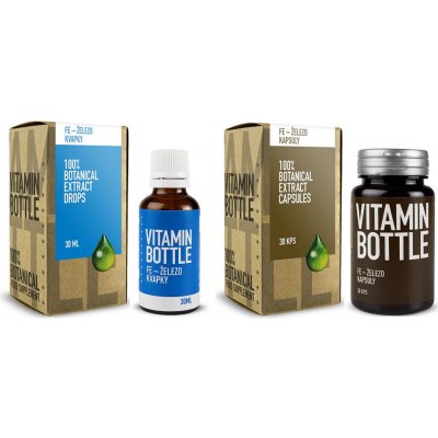 Goodnature Železo VitaminBottle 30 kapsúl