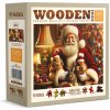 Dřevěné puzzle WOODEN CITY 505 dílků Santa & Roztomilí králíčci