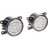 LED denné svetlá, okrúhle 90 mm, ECE