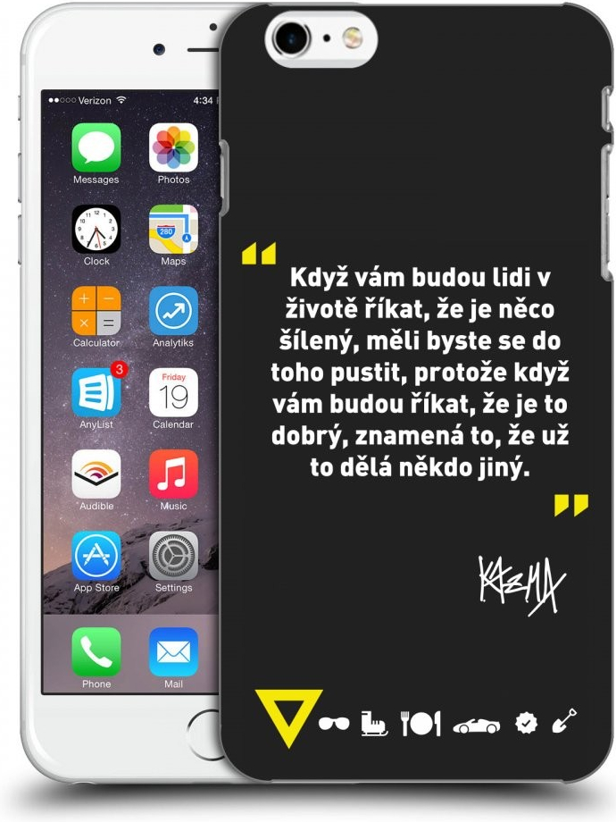 Picasee silikónové Apple iPhone 6 Plus/6S Plus - Kazma - MĚLI BYSTE SE DO TOHO PUSTIT čierne