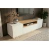 TV skrinka 47810 Loft 160cm Biela/Prírodná Dub Dyha