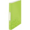 LEITZ WOW zakladač 2-krúžkový plastový A4, chrbát 2,5cm, kapacita 190 listov, zelený
