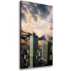 Vertikálny foto obraz na plátne Búrka nad Varšavou 50x100 cm