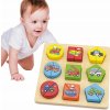 Viga geometrické puzzle dopravné prostriedky