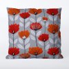 Takoy Obliečka na vankúš 45x45 nepremokavý polyester red flowers 2-HT-00305 | 45 x 45 cm