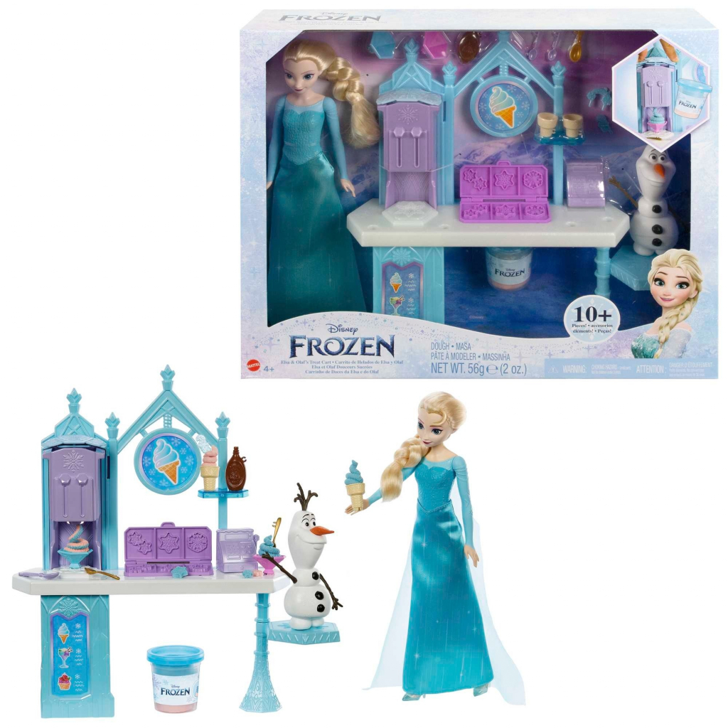 Disney Frozen Zmrzlinový stánek s Elsou a Olafem herní set