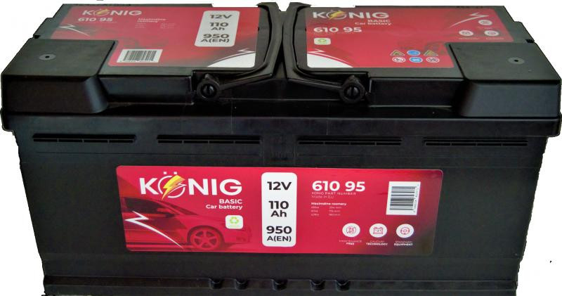 König Basic K61095 12V 110Ah 950A