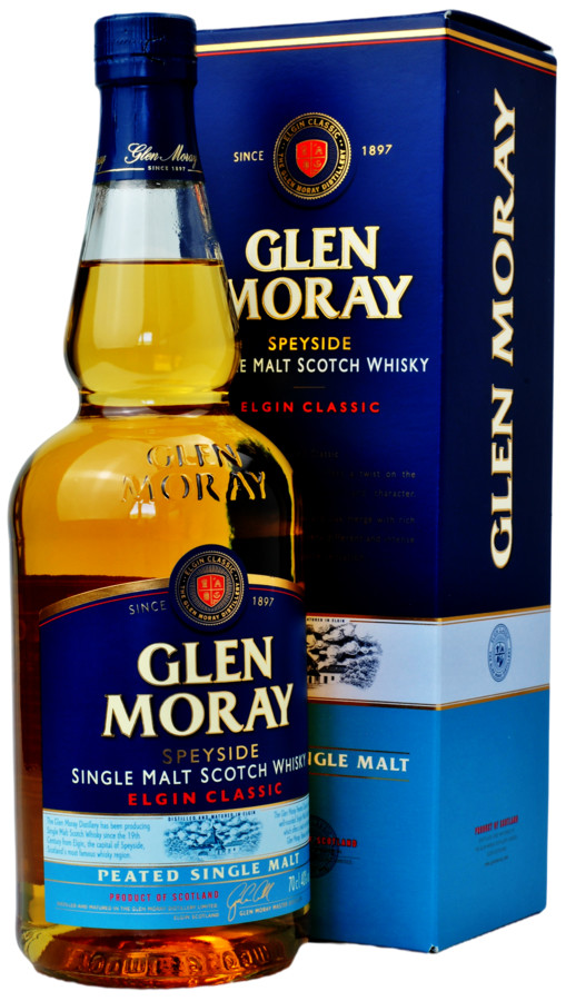 Glen Moray Elgin Classic Peated Single Malt 40% 0,7 l (kartón)