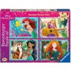RAVENSBURGER Puzzle Disney princezny 4x42 dílků