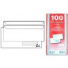 Poštové obálky DL samolepiace, okienko, 50 ks 80g