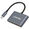 Canyon DS-3, USB-C Hub, 3 porty, 2xUSB-A 10Gbps, 1xUSB-C 10Gbps, šedá CNS-TDS3