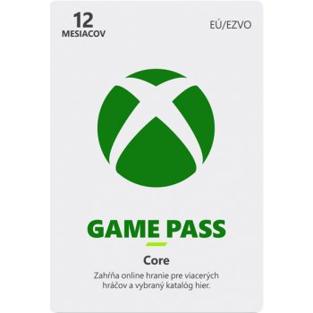 Microsoft Xbox Game Pass Core členstvo 12 mesiacov