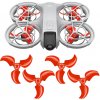 Master Airscrew - Stealth vrtule pre DJI Neo (Červené) (MA.NEO2018SR4)