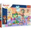 TREFL 14332 Puzzle 15 MAXI Veselý svet bobrov - Dobrú noc, Treffles na noc