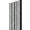 WALL CONCEPT akustický panel Raw Imperial, čierny filc + MDF, 2750x285x21 mm, 0,78 m2