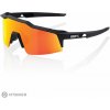 100% Speedcraft XS okuliare, soft tact black/HiPER red multilayer mirror
