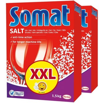 Somat soľ do umývačky riadu 2x1,5 kg od 6,7 € - Heureka.sk