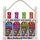 Specialty Foods Pálivé omáčky Ass Kickin' Hot Sauce set 4 ks x 148ml