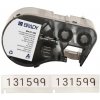 Brady M4-61-483 / 170771, 12.70 mm x 50.80 mm, Polyester, čierna tlač / biely podklad