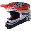 ALPINESTARS prilba SUPERTECH S-M10 edícia TROY LEE DESIGNS, ALPINESTARS (oranžová/žlutá/fialová/bílá/černá)