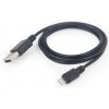 GEMBIRD USB 2.0 Lightning (IP5 a vyšší) nabíjecí a synchronizační kabel, 1m, černý CC-USB2-AMLM-1M