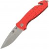 Herbertz CJH rescue knife, light metal/red