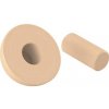 KP Ukončenie madla pr. 42 mm, výška 20 mm, nelakovaný prírodný buk, pre nerezové zábradlie a schodisko